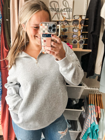 Kayleigh Half Zip Sweatshirt