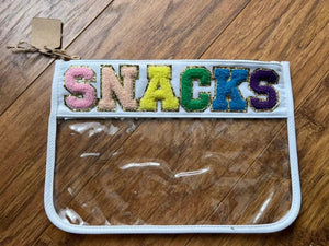 Snack Varsity Letter Pouch