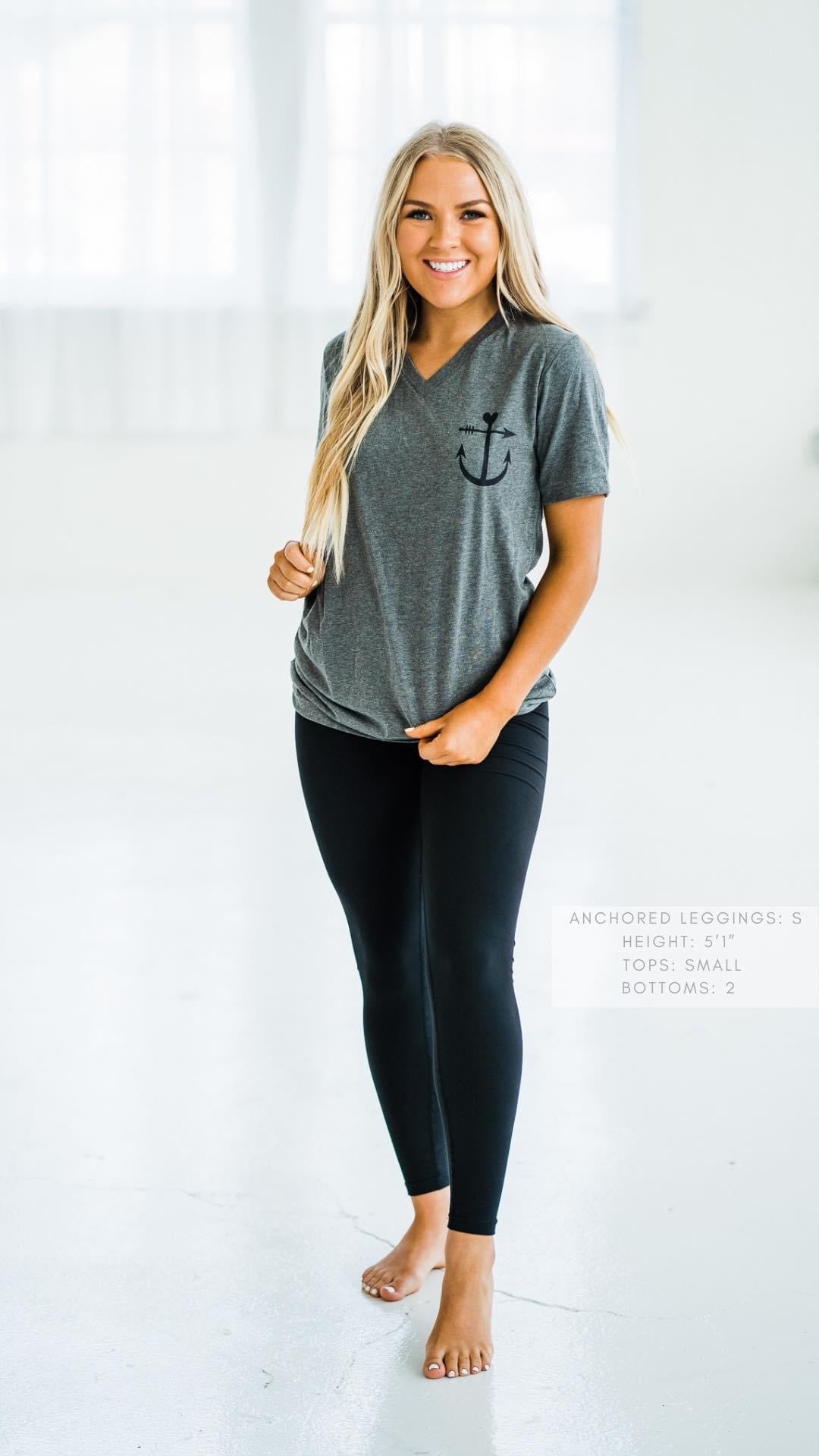 Anchored Leggings | SOLID BLACK | FULL LENGTH