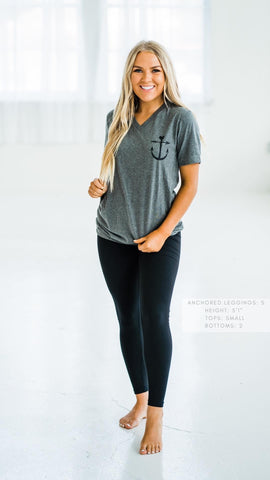 Anchored Leggings | SOLID BLACK | FULL LENGTH