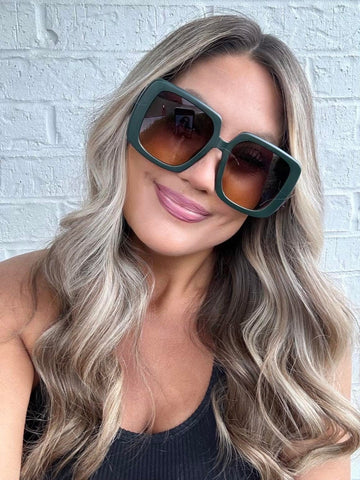 Bora Bora Babe Sunglasses-Green