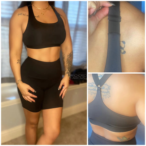 Anchored Arrows All Day Motion Adjustable Sports Bra