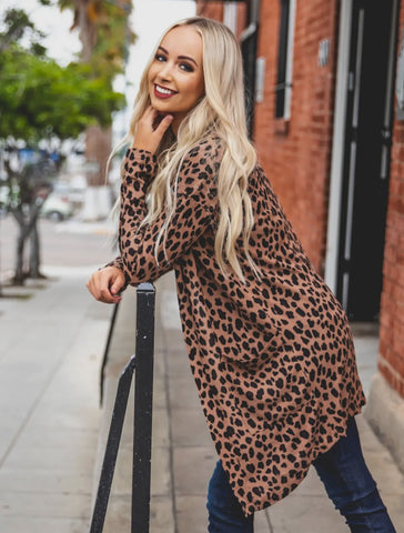 Cheetah Print Norah Cardigan
