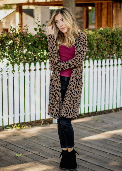 Cheetah Print Norah Cardigan