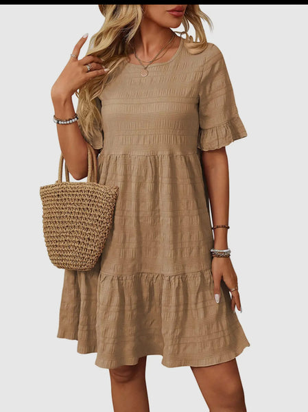 Macy Ruffle Dress Pre-Order