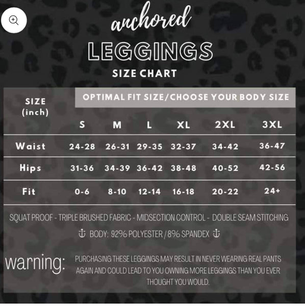 Anchored Leggings COMPRESSION w/ POCKETS | SOLID BLACK | FULL LENGTH