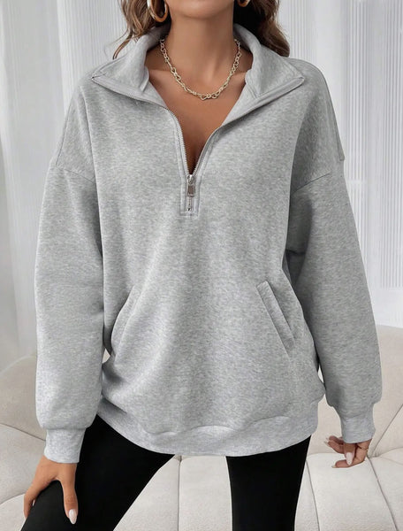 Kayleigh Half Zip Sweatshirt