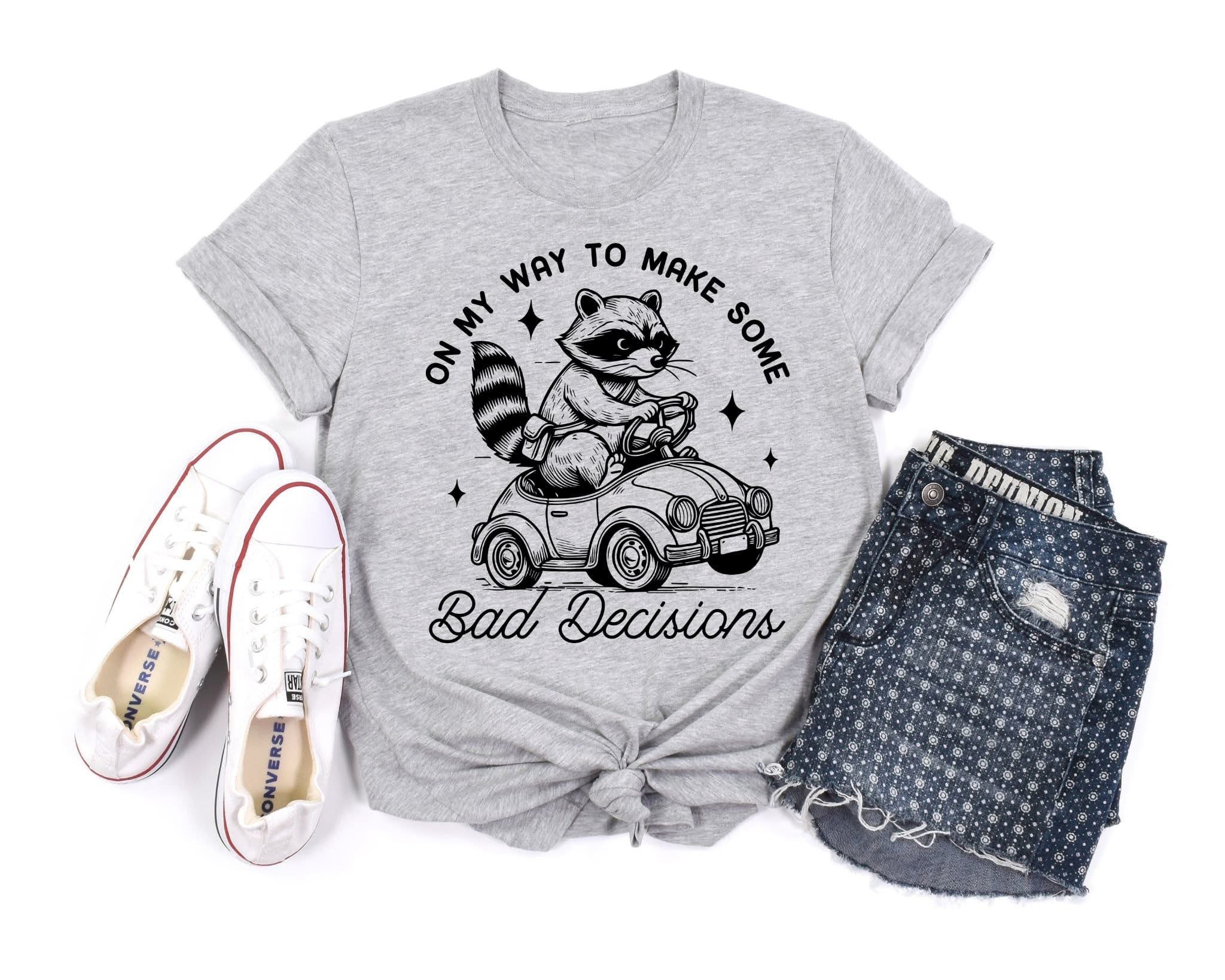 On My Way To Make Some Bad Decisions • Neon Green OR Heather Gray