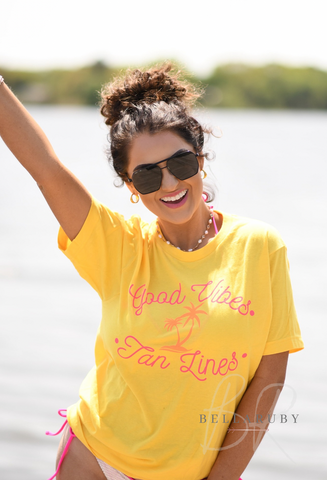 Good Vibes & Tan Lines Unisex T-Shirt